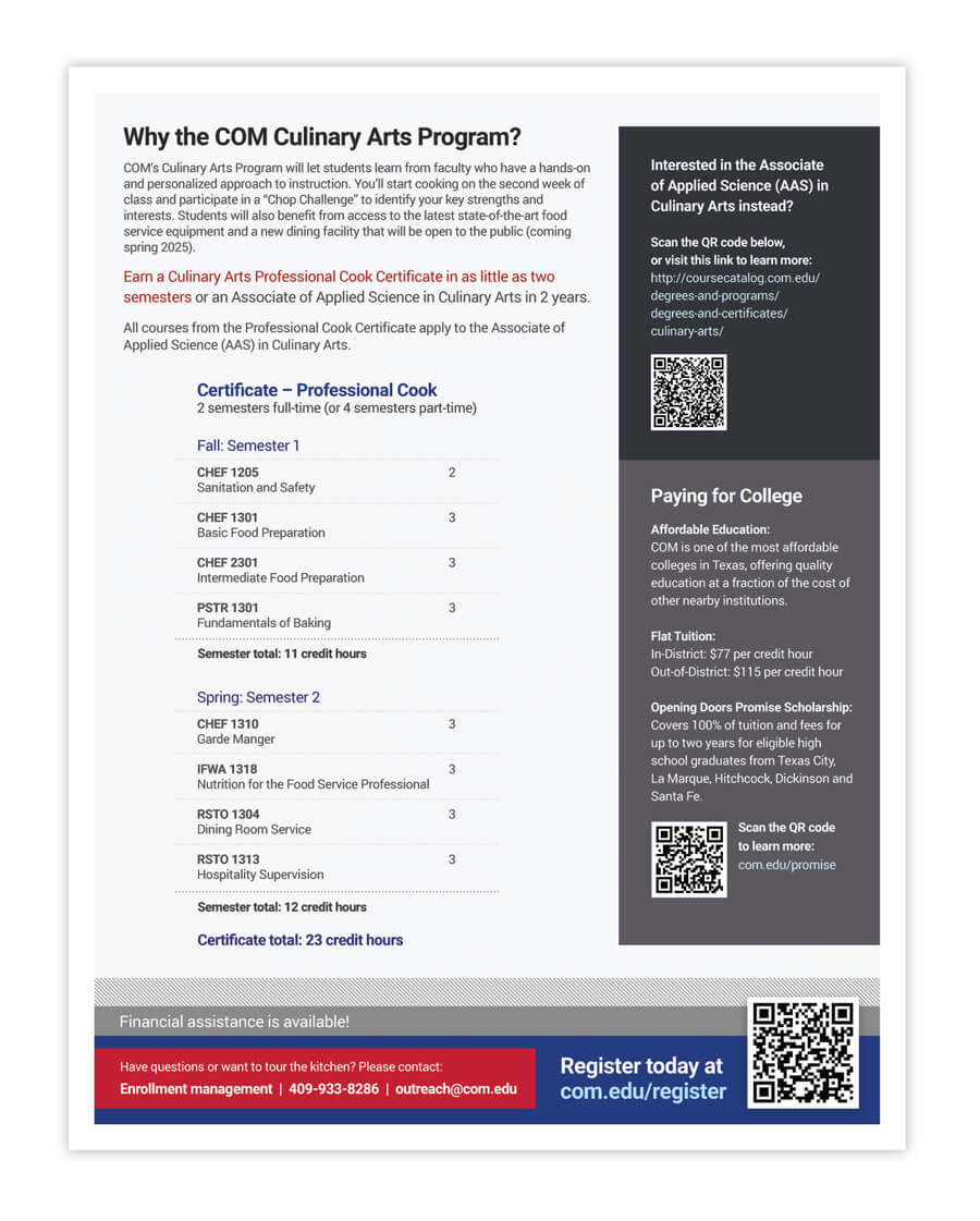 Copyright 2024 College of the Mainland.