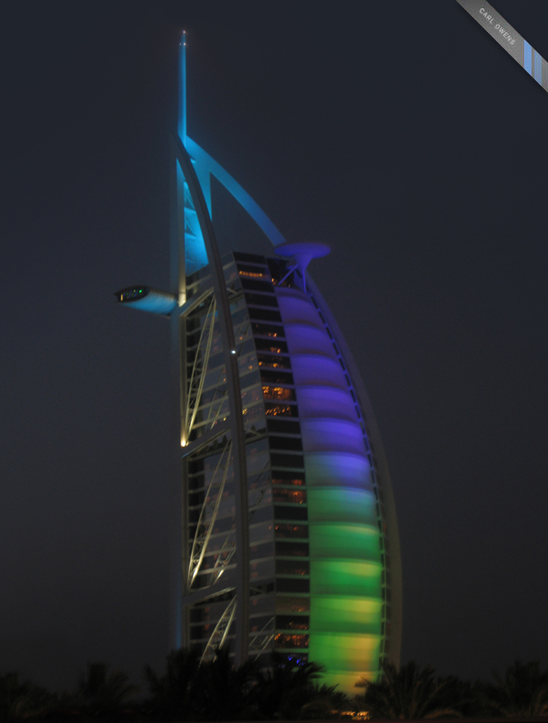 photo of the Burj al Arab hotel in Dubai, UAE