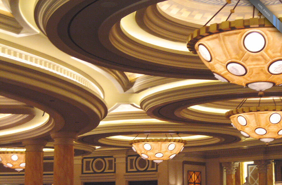 ceiling in Caesar's Palace, Las Vegas